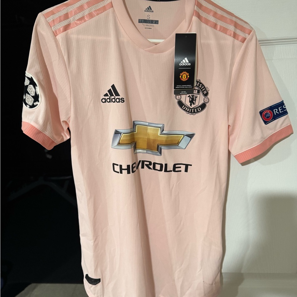 Adidas Manchester United Authentic 2018/2019 Light Pink Men's Jersey